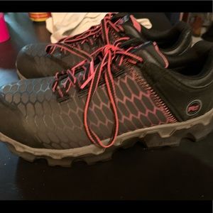 Timberland steel toed shoes!